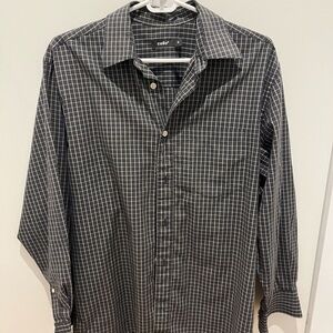 Celio Black and White Checkered Shirt